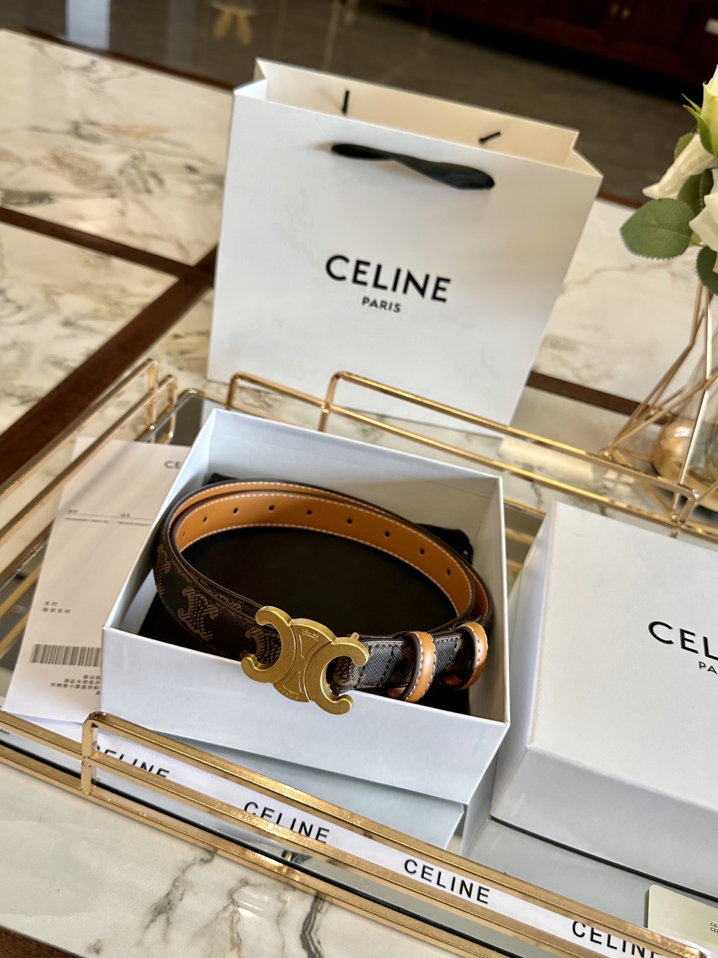 CELINE belt model 25